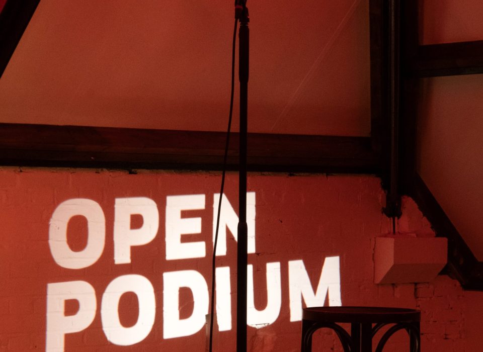 Comedytrain Open podium